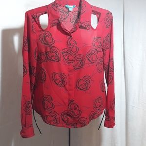 L'amour dress blouse size medium